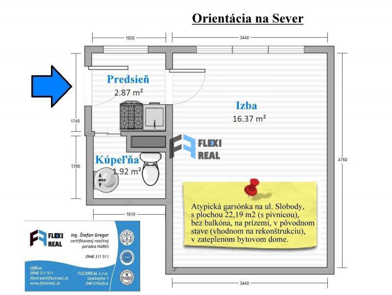 REZERVOVANÉ - Atypická garsónka na Terase - vhodná aj na podnikanie